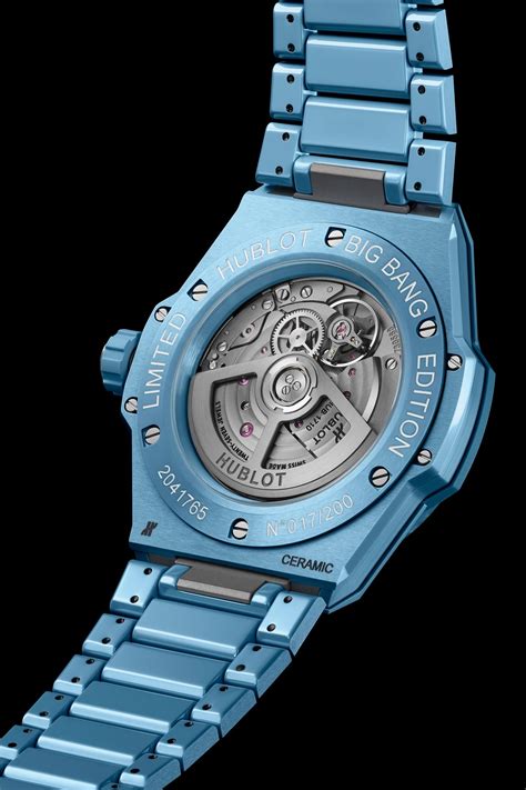 Big Bang Integrated Time Only Sky Blue Ceramic 40 mm 